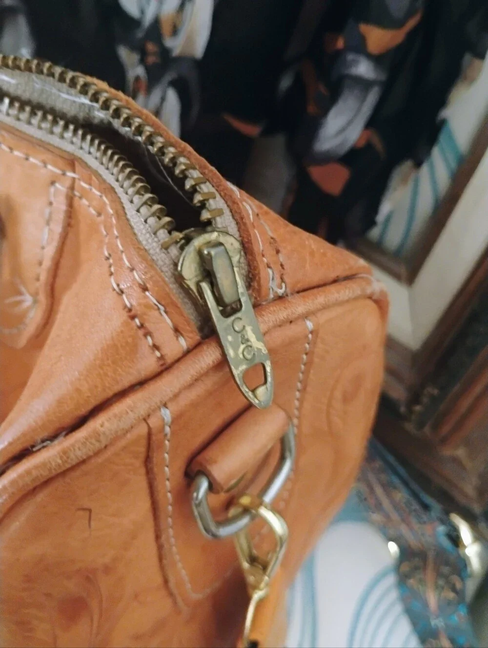Vintage boho leather